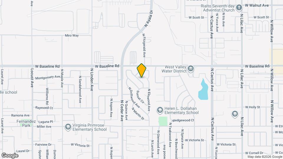 1101 Oakwood Ave Map and Location Details