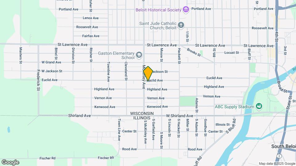 1346 Euclid Ave Map and Location Details