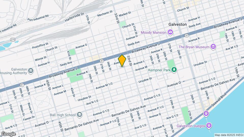 3409 Avenue L Map and Location Details