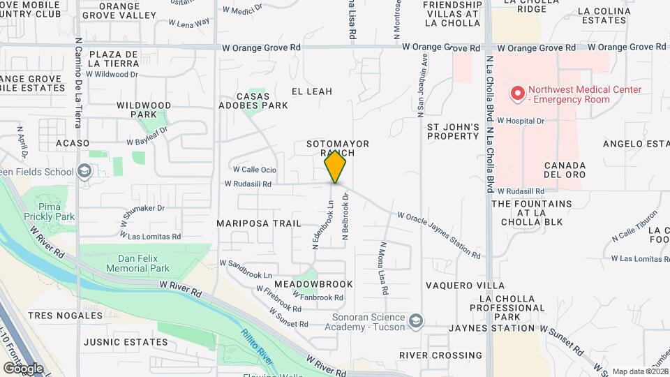 5990 N Edenbrook Ln Map and Location Details