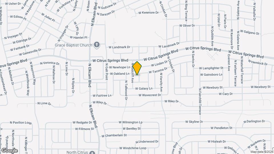 2275 W Linden Dr Mapa y Detalles de la Ubicación