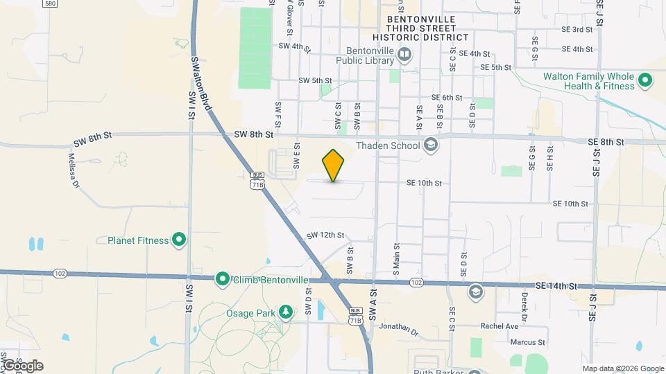 405 SW 10th St Map and Location Details