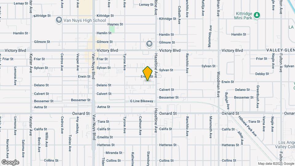 14135 Delano St Map and Location Details