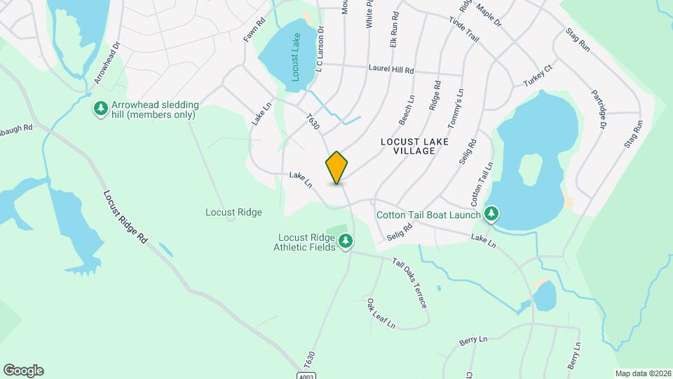 1513 Locust Ln Map and Location Details