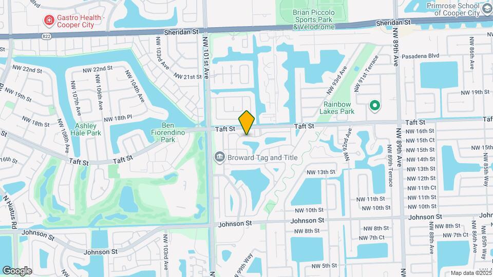 9800 NW 16th Ct Map and Location Details