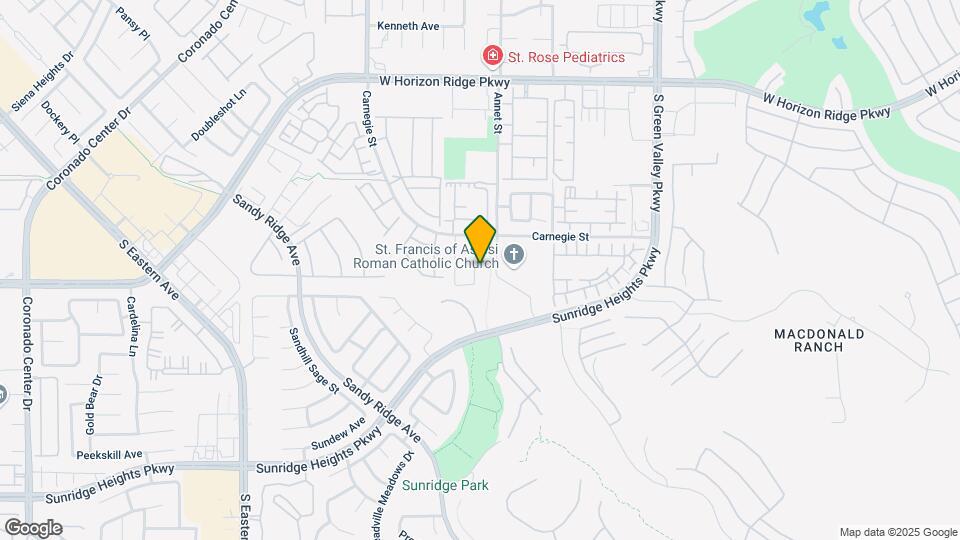 780 Valley Rise Dr Map and Location Details