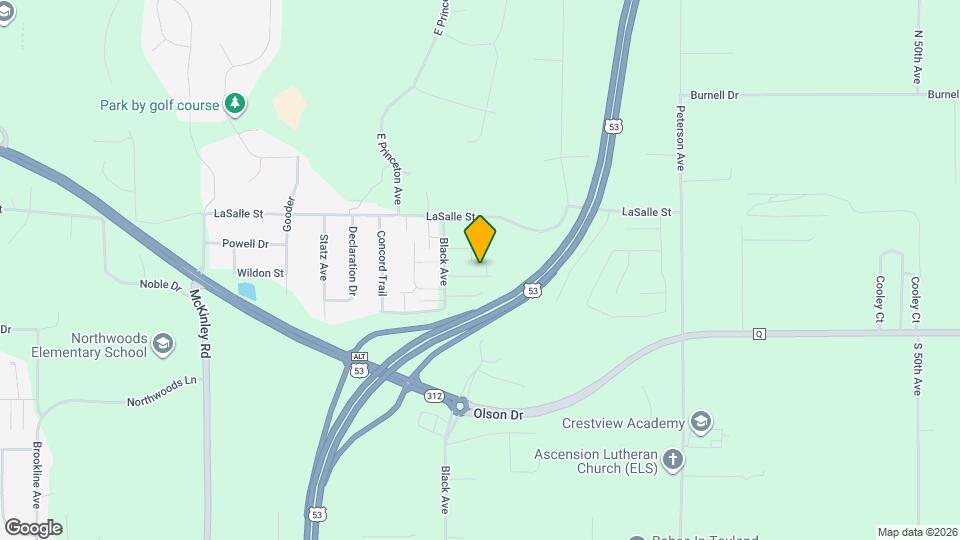 4314 Black Ct Map and Location Details