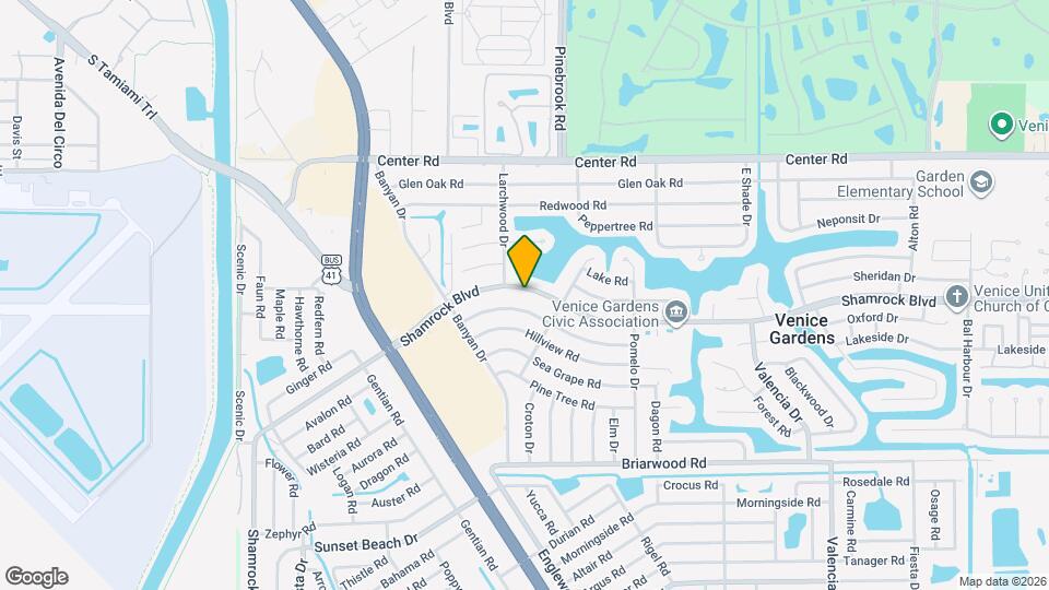 308 Shamrock Blvd Mapa y Detalles de la Ubicación