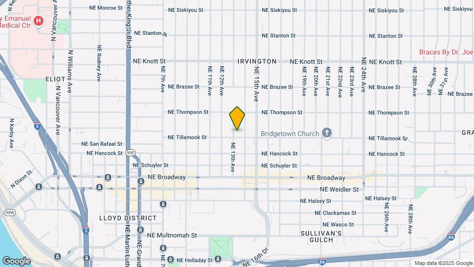 2108-2114 NE 13th Ave Mapa y Detalles de la Ubicación