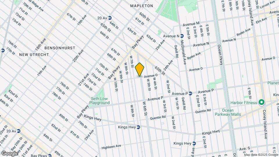 1502 W 6th St Map and Location Details