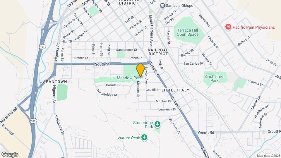 2362 Meadow st, Unit Unit A Map and Location Details