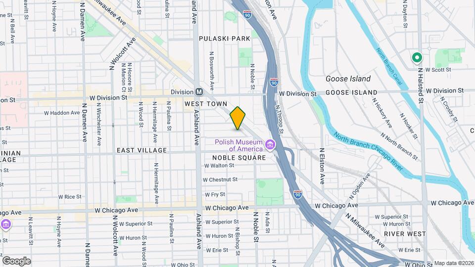 1438 W Cortez St Map and Location Details