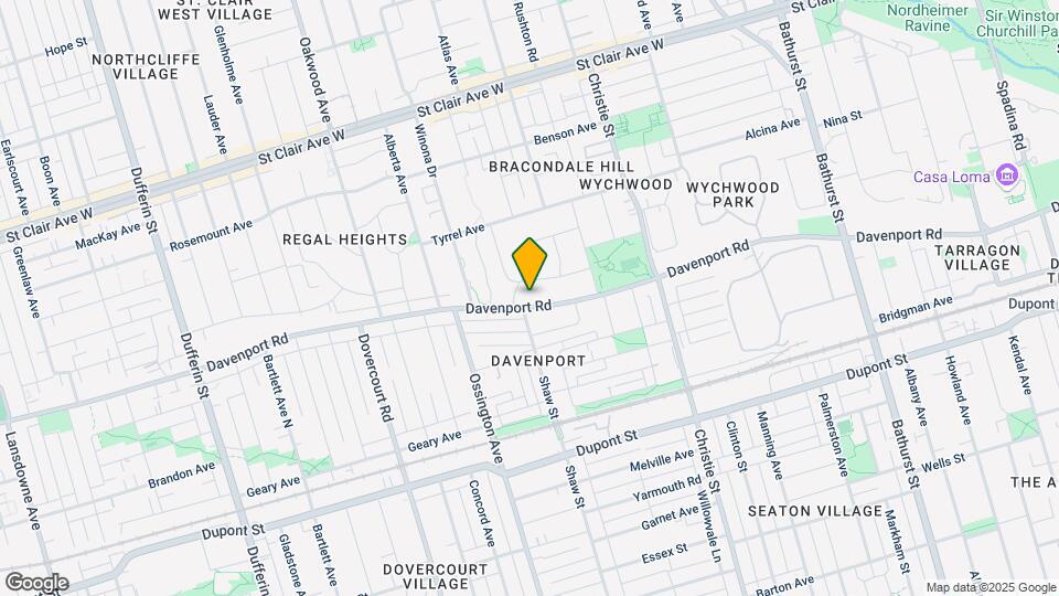 1042 Davenport Rd Map and Location Details