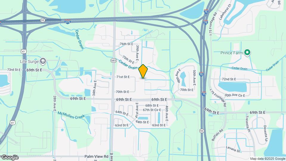 4161 70th St Cir E Map and Location Details