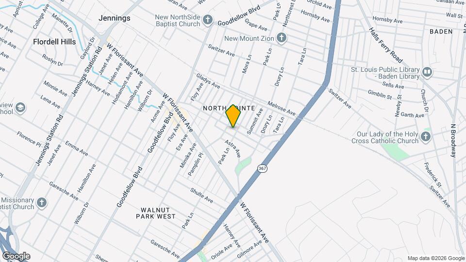 6004 N Pointe Blvd Map and Location Details