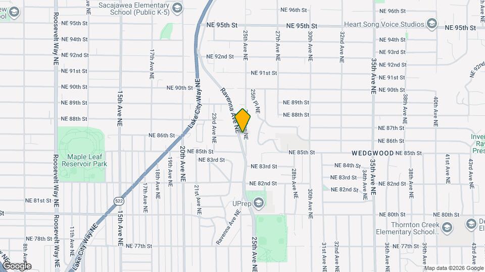 8602 Ravenna Ave NE Map and Location Details