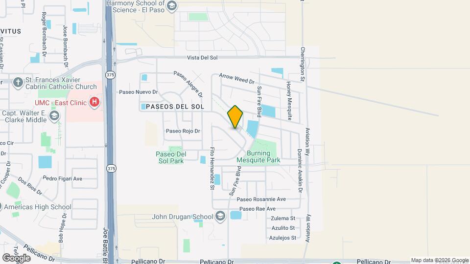 12572 Paseo Lindo Dr Map and Location Details