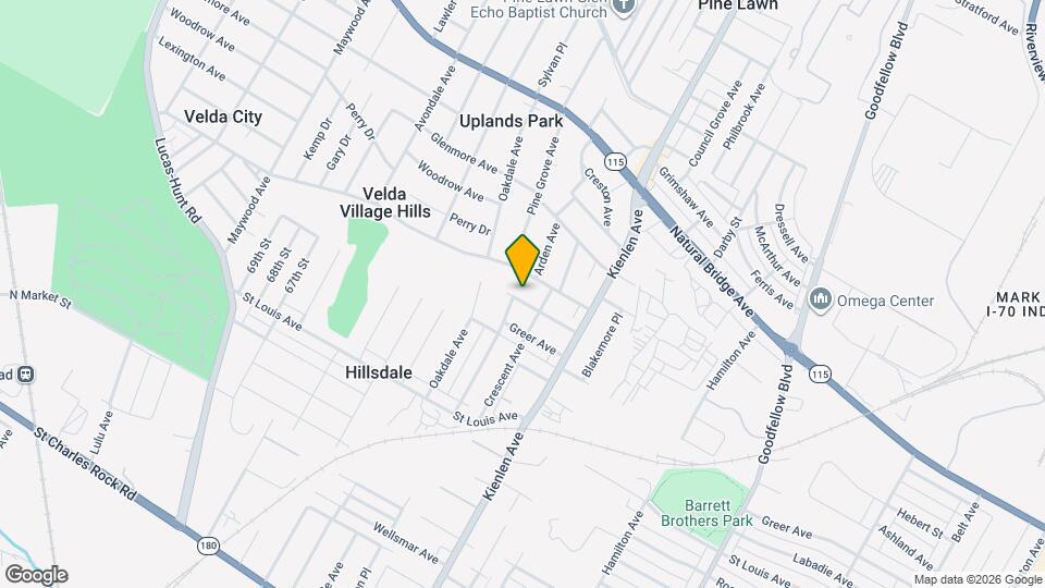 6241 Lorraine Ave Map and Location Details