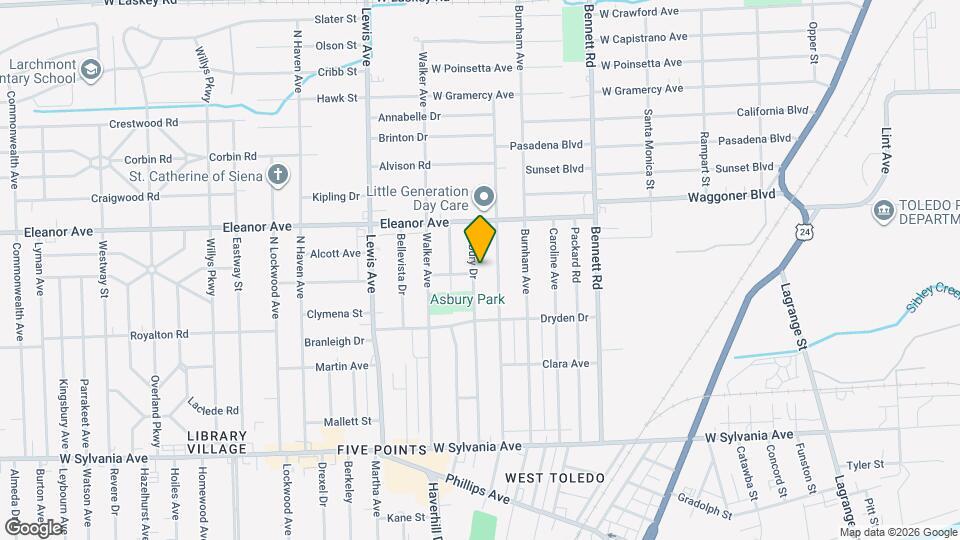 4402 Asbury Dr Mapa y Detalles de la Ubicación