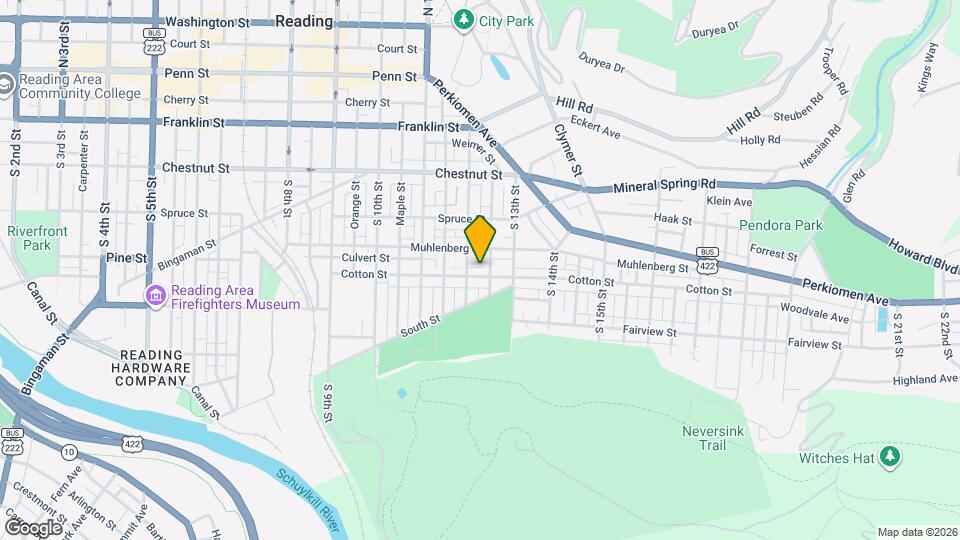 1223 Cotton St Map and Location Details