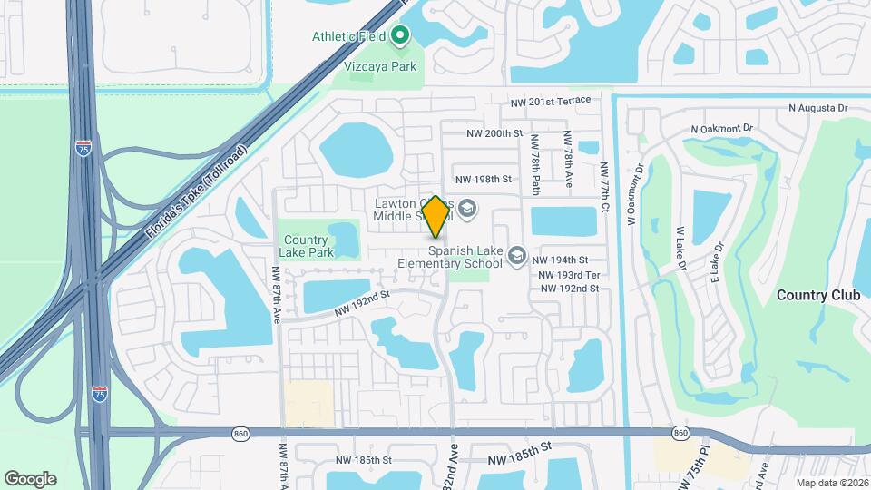 8211 NW 194th Terrace Map and Location Details