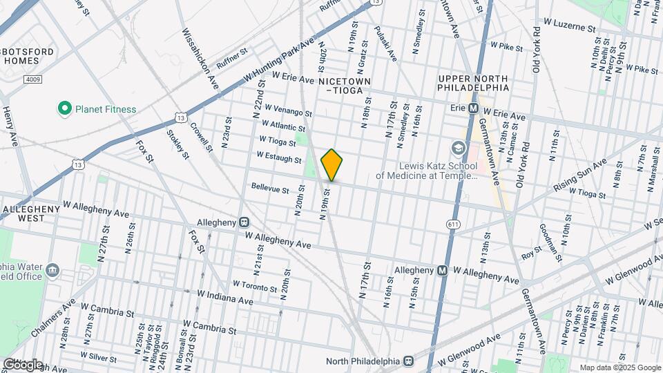 3347 N 19th St Map and Location Details