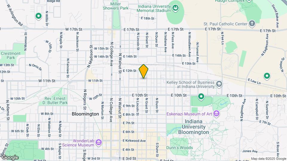 314 E 11th St Map and Location Details