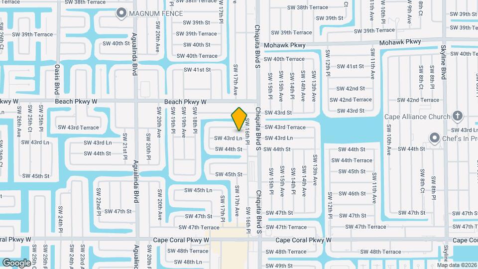 1623 SW 43rd Ln Map and Location Details