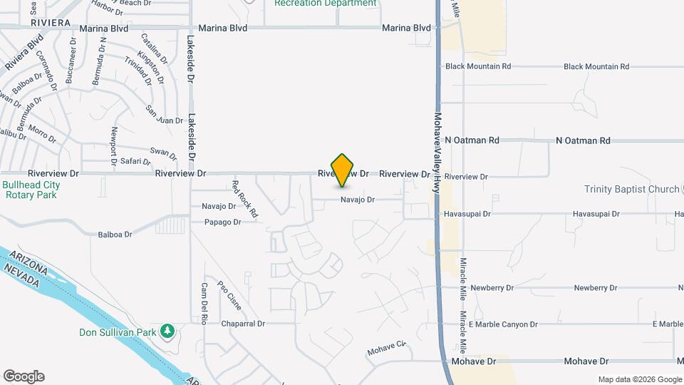 1277 Navajo Dr Map and Location Details