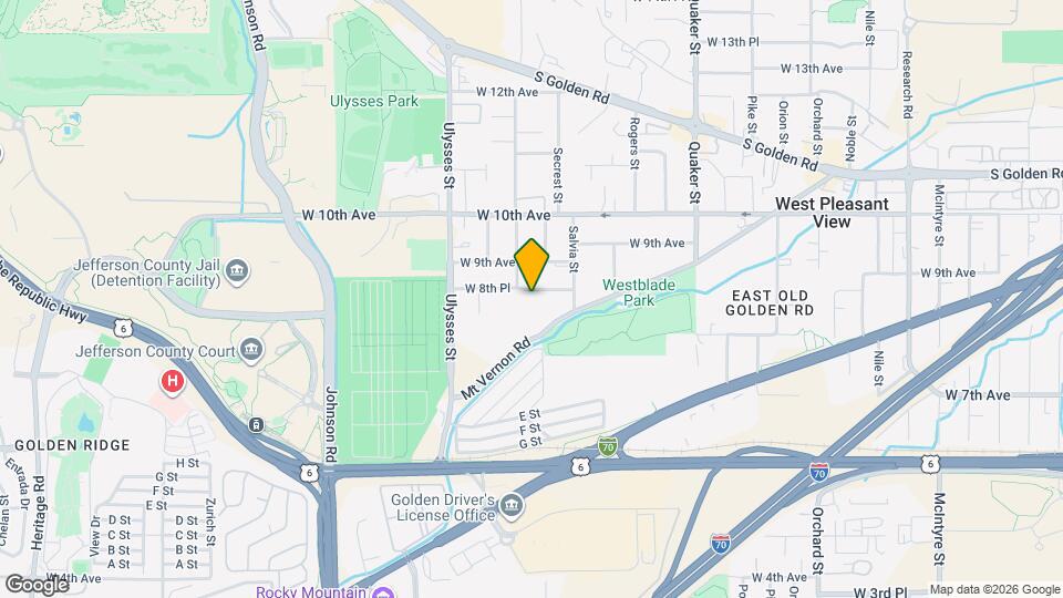 16958 W 8th Pl Map and Location Details