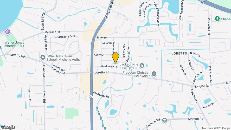 3105 Purdom Dr Map and Location Details