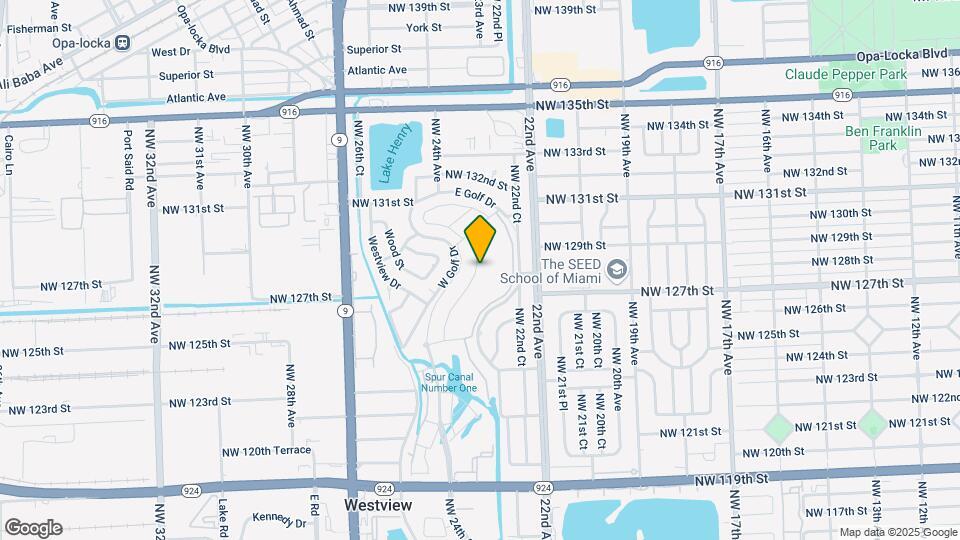 12751 NW 23rd Pl Map and Location Details