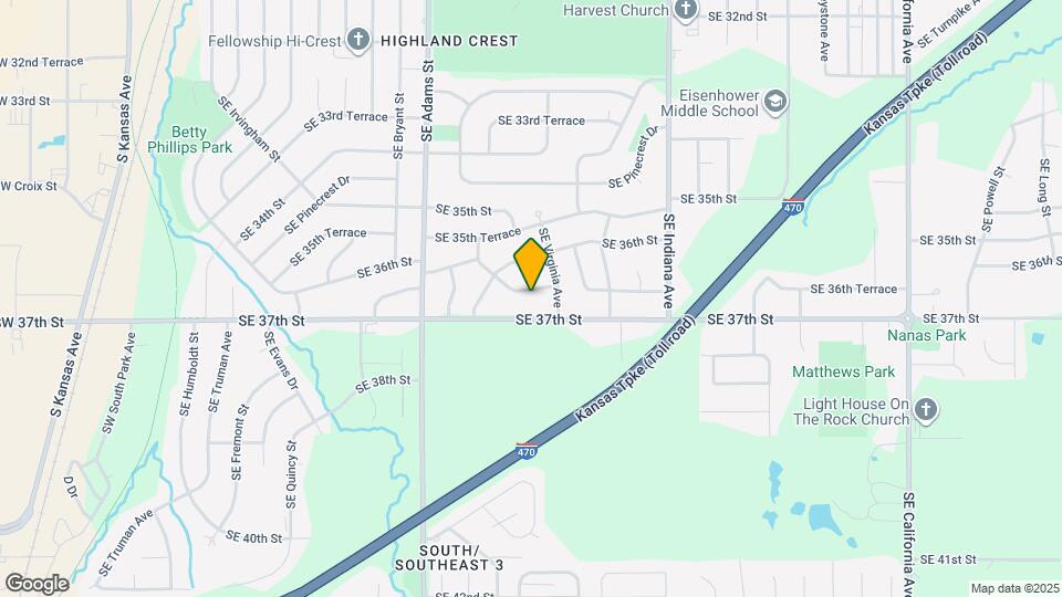 909 SE 36th Terrace Map and Location Details