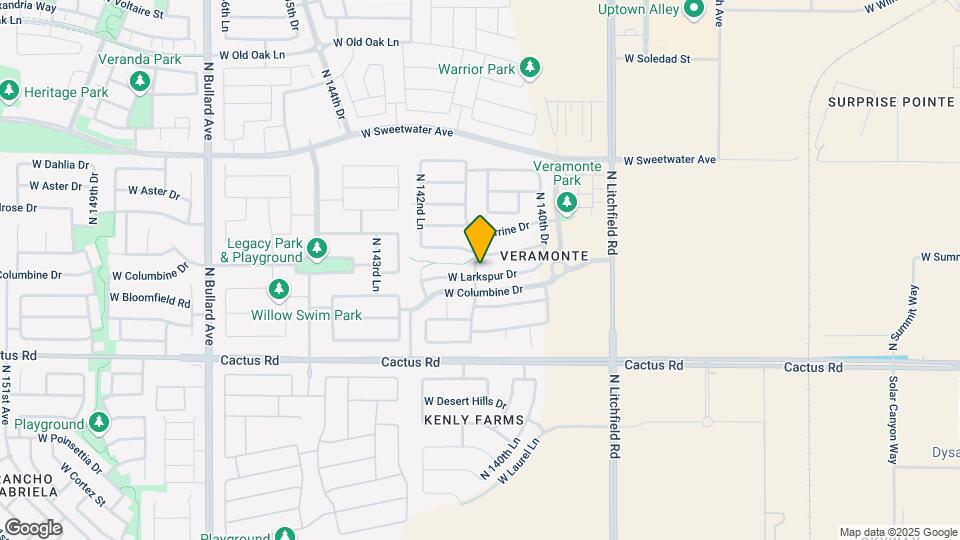 14160 W Larkspur Dr Mapa y Detalles de la Ubicación