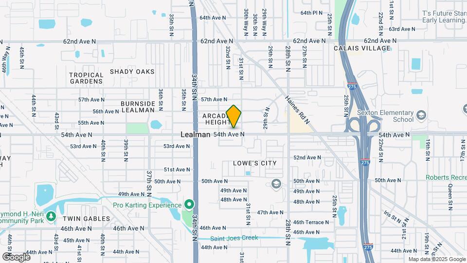 3125 54th Ave N Mapa y Detalles de la Ubicación