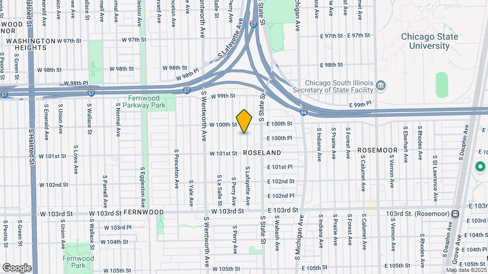 10024 S Lafayette Ave Map and Location Details