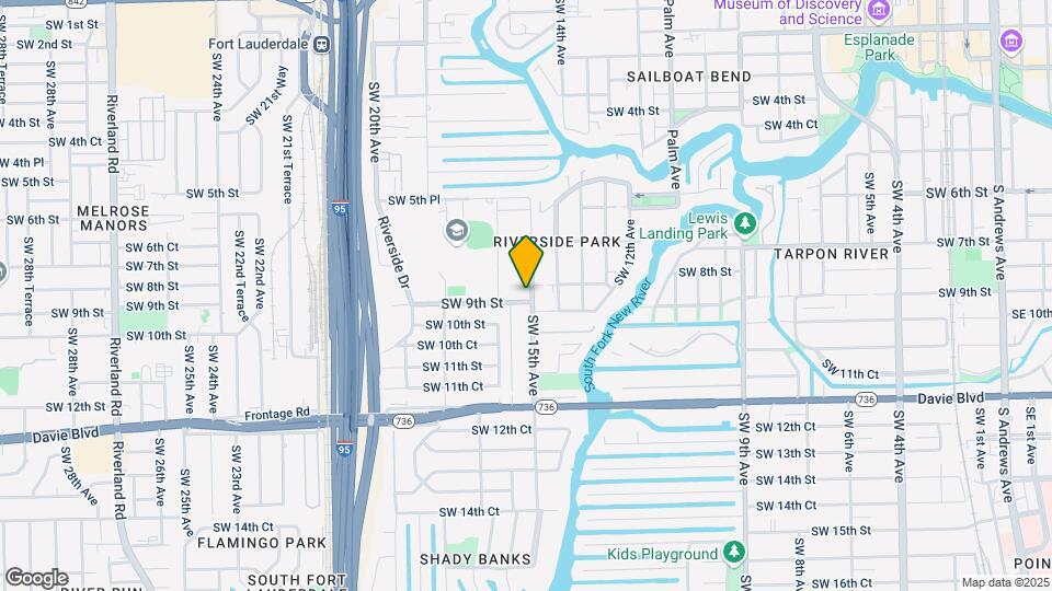 827 SW 15th Ave Map and Location Details