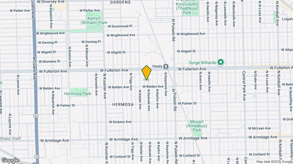 2312 N Kedvale Ave Map and Location Details