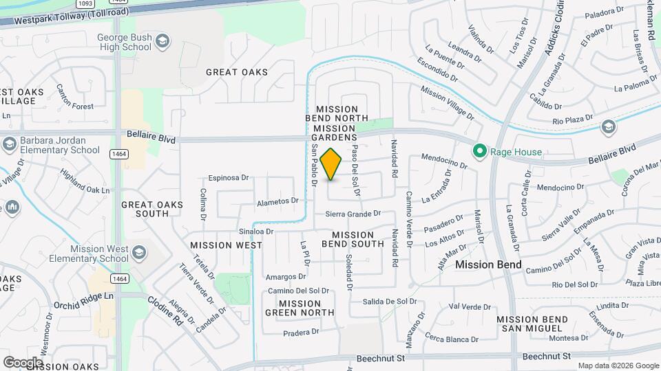 7203 Santa Rita Dr Map and Location Details