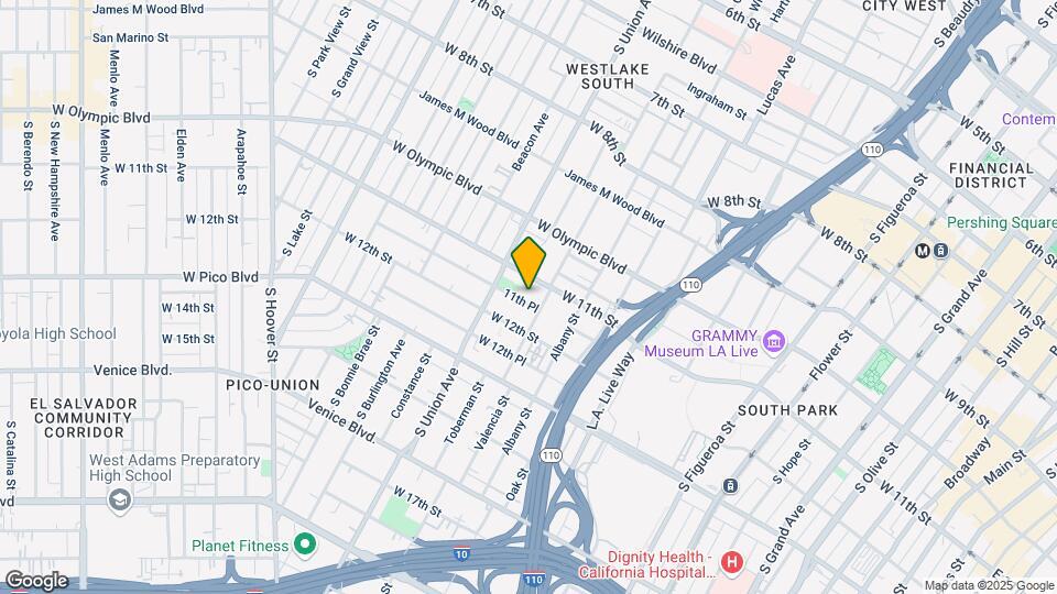1513 W 11th Pl Mapa y Detalles de la Ubicación