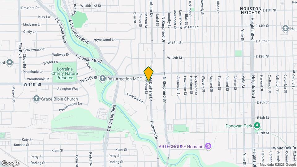 1014 Nashua St Map and Location Details