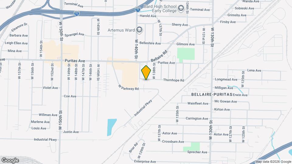 13825 Thornhope Rd Map and Location Details