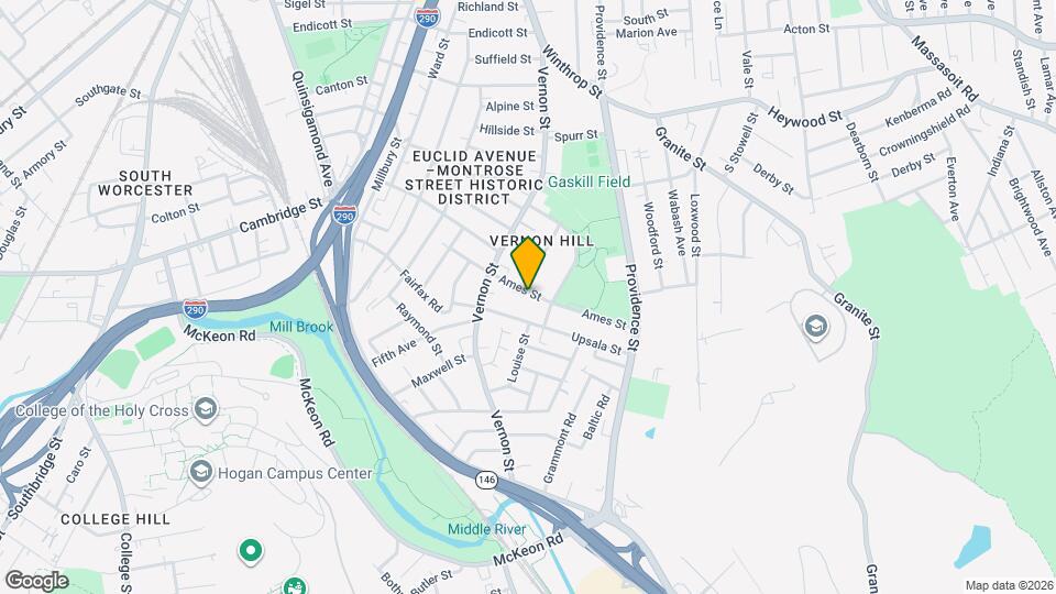 18 Ames St, Unit 1 Map and Location Details