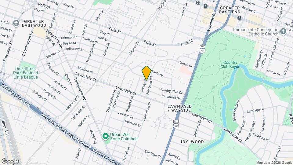 1103 Jocelyn St Map and Location Details