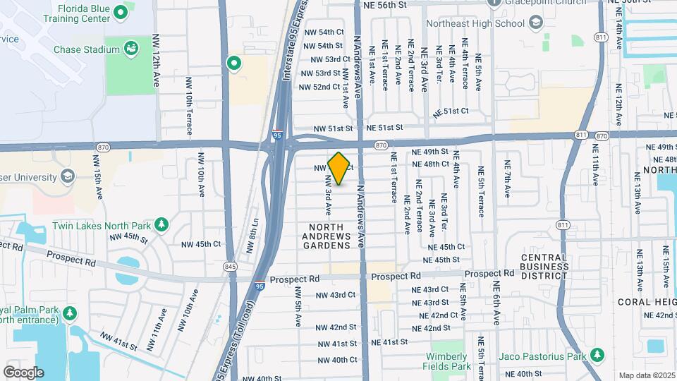 221 NW 47th Ct Map and Location Details