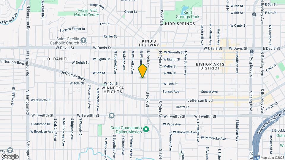 110 N Willomet Ave Map and Location Details