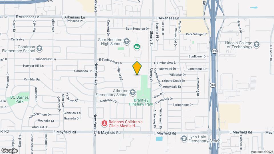 2106 Avalon Ln Map and Location Details