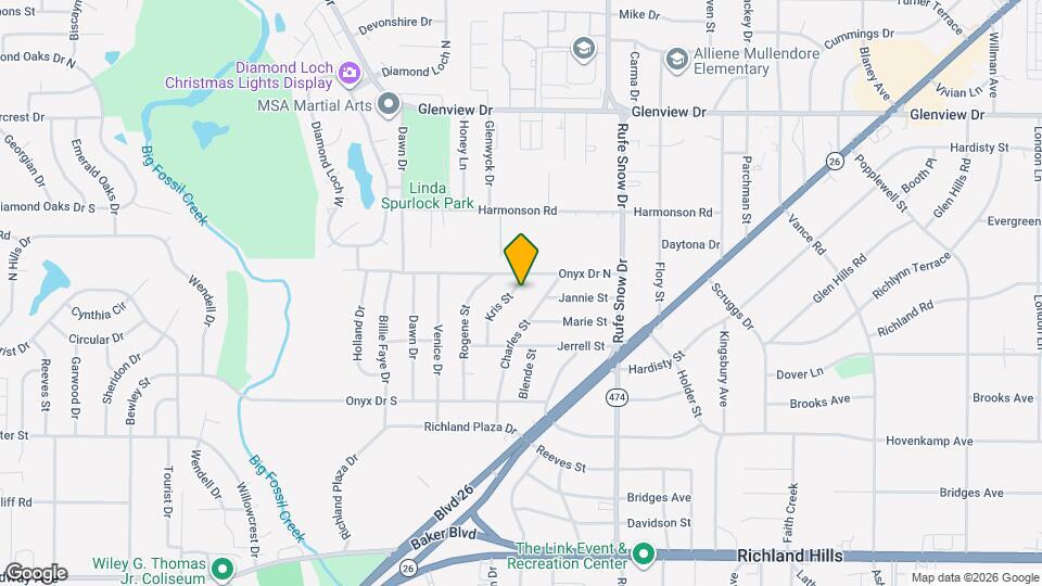 3760 Kris St Map and Location Details