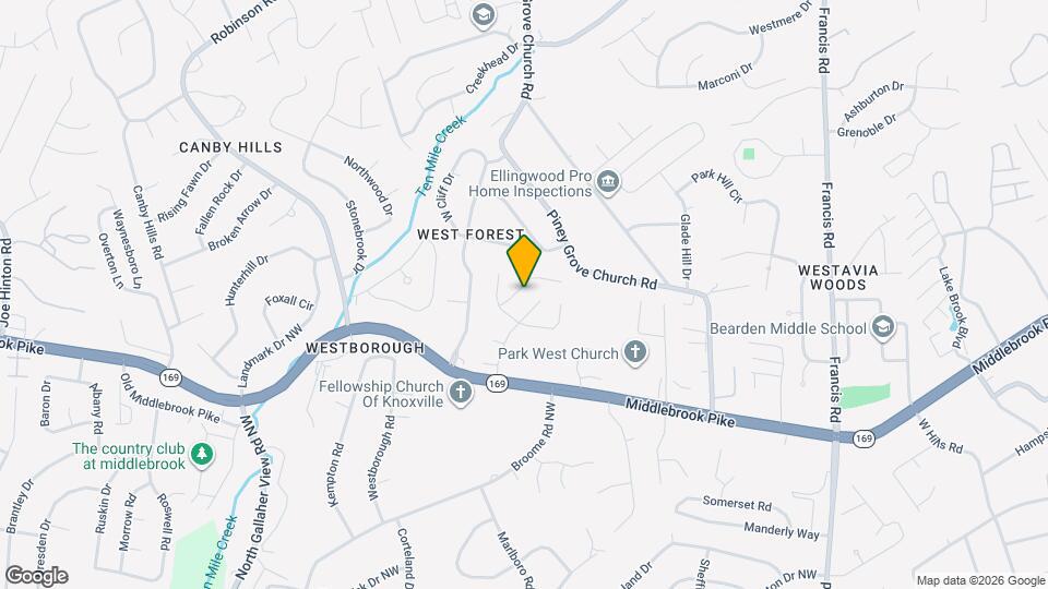 1132 Harbin Ridge Ln Map and Location Details