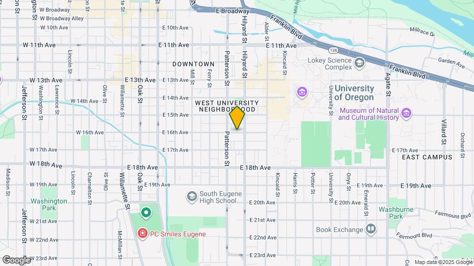 658 E 16th Ave Map and Location Details